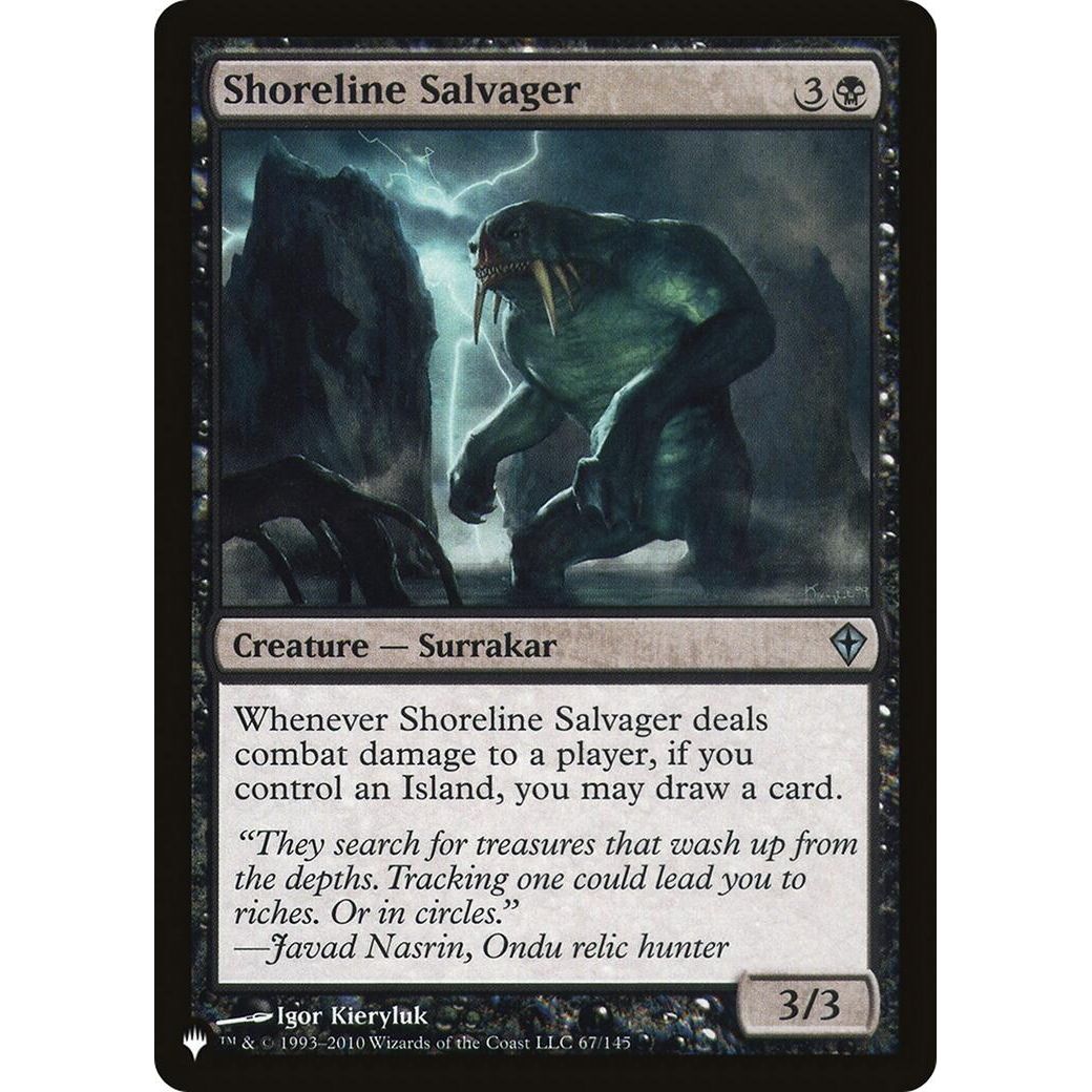 Image for Shoreline Salvager (67/145) (LIST) - Magic: The Gathering