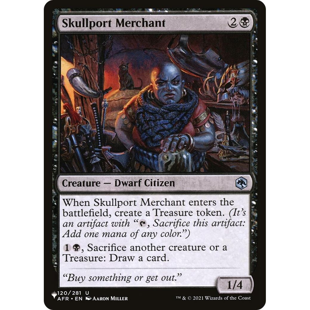Image for Skullport Merchant (120/281) (LIST) - Magic: The Gathering