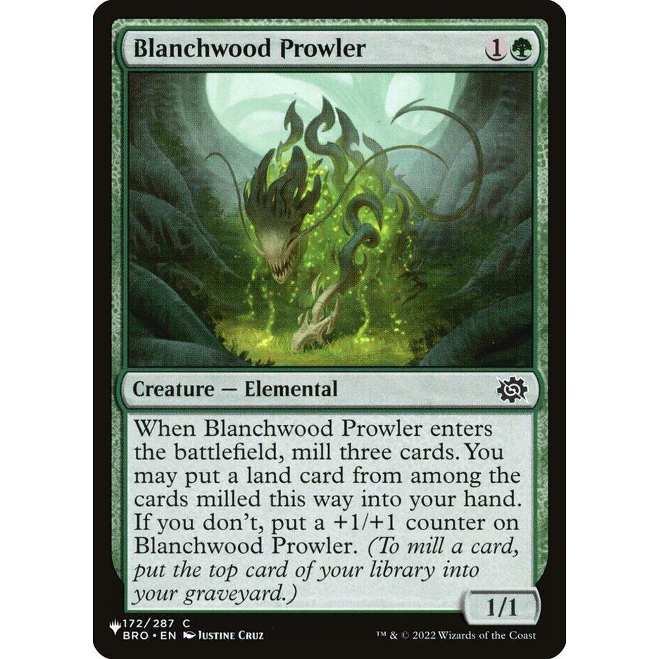 Image for Blanchwood Prowler (172/012) (LIST) - Magic: The Gathering