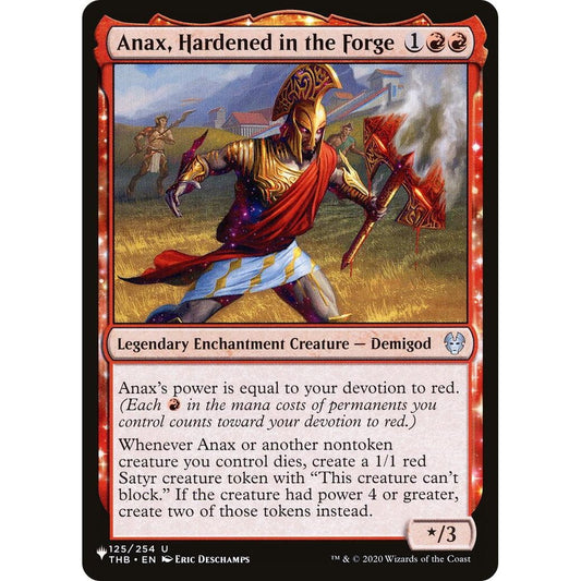 Image for Anax, Hardened in the Forge (125/254) (LIST) - Magic: The Gathering