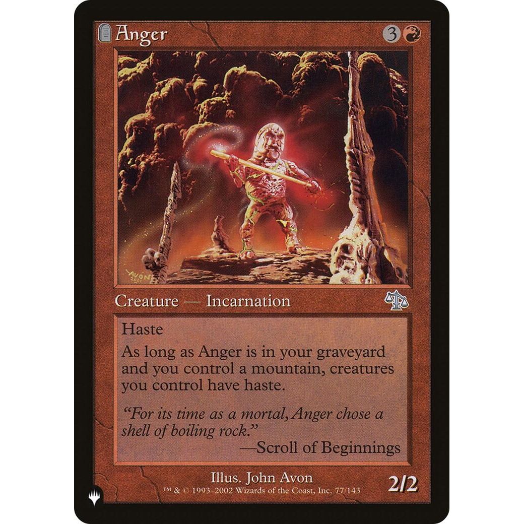 Image for Anger (JUD) (77/143) (LIST) - Magic: The Gathering