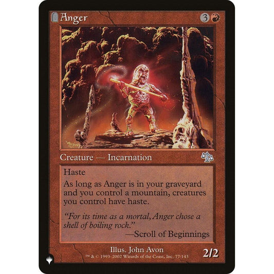 Image for Anger (JUD) (77/143) (LIST) - Magic: The Gathering