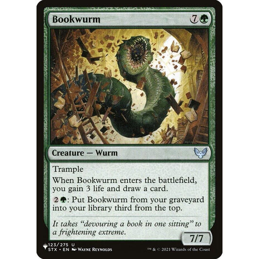 Image for Bookwurm (123/275) (LIST) - Magic: The Gathering