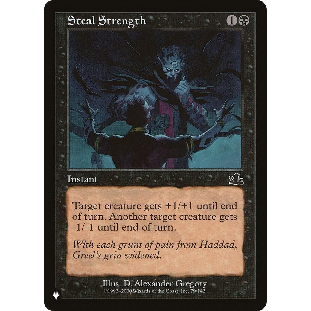 Image for Steal Strength (79/143) (LIST) - Magic: The Gathering