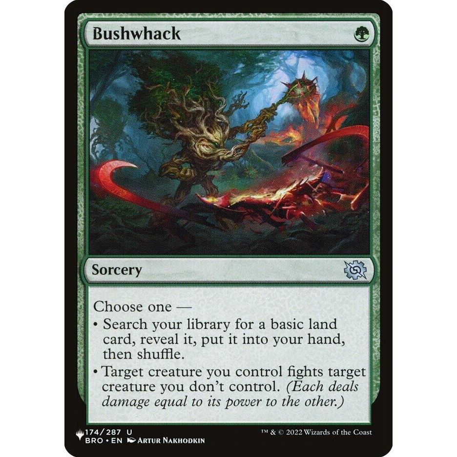 Image for Bushwhack (174/012) (LIST) - Magic: The Gathering