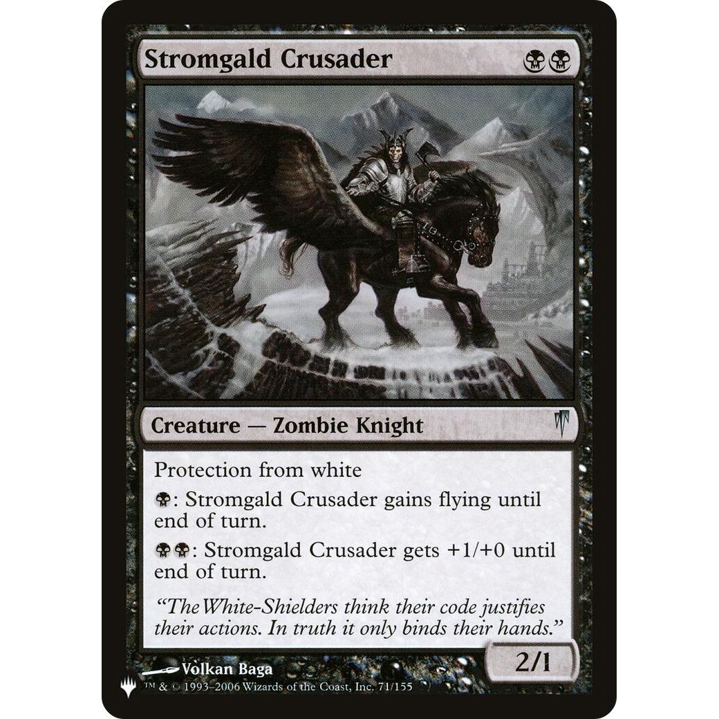 Image for Stromgald Crusader (71/155) (LIST) - Magic: The Gathering