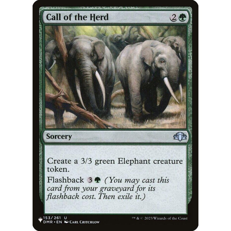 Image for Call of the Herd (153/261) (LIST) - Magic: The Gathering
