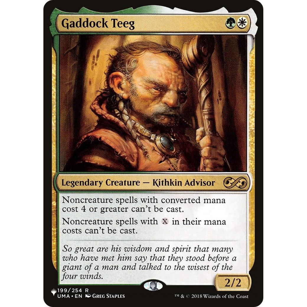 Image for Gaddock Teeg (199/254) (LIST) - Magic: The Gathering
