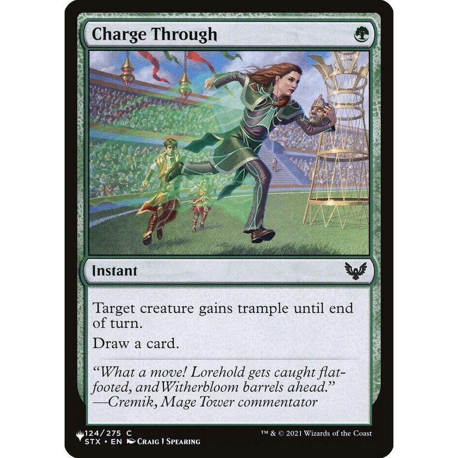 Image for Charge Through (124/275) (LIST) - Magic: The Gathering