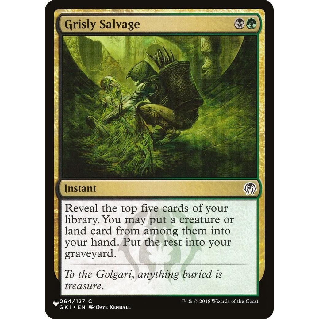 Image for Grisly Salvage (064/127) (LIST) - Magic: The Gathering