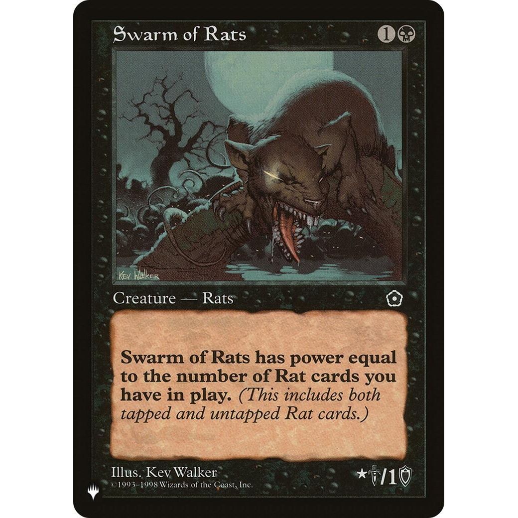 Image for Swarm of Rats (LIST) - Magic: The Gathering
