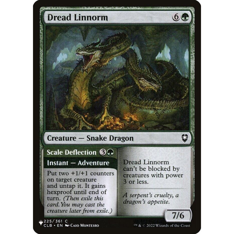 Image for Dread Linnorm (225/361) (LIST) - Magic: The Gathering