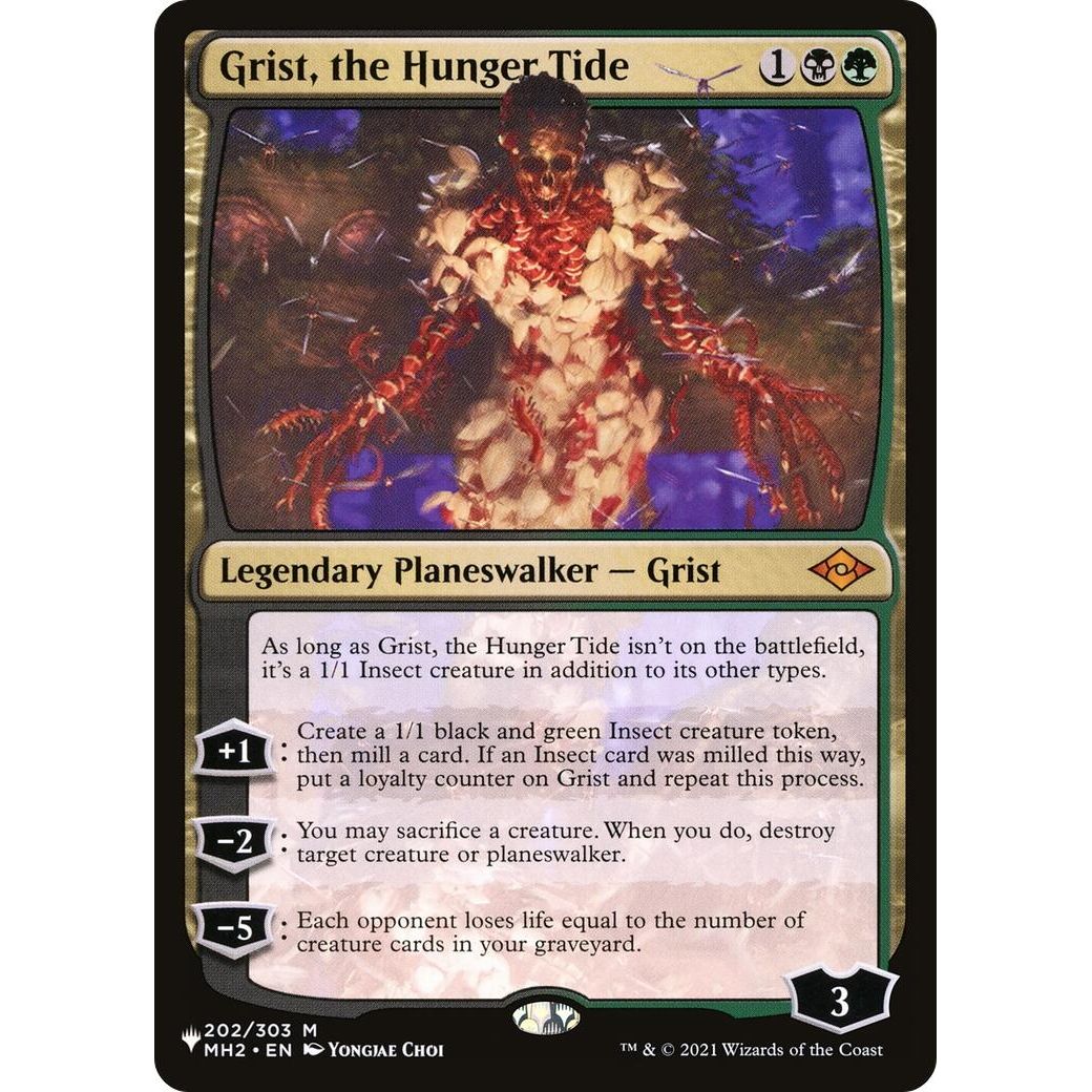 Image for Grist, the Hunger Tide (202/303) (LIST) - Magic: The Gathering