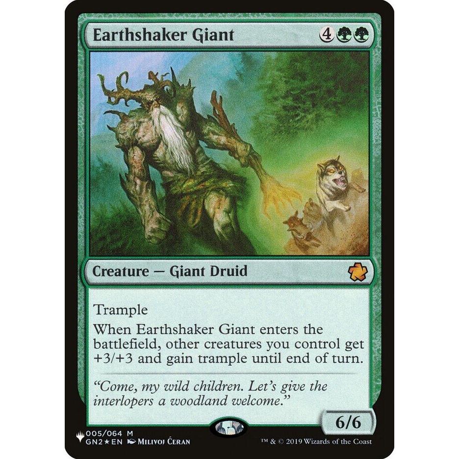 Image for Earthshaker Giant (005/064) (LIST) - Magic: The Gathering