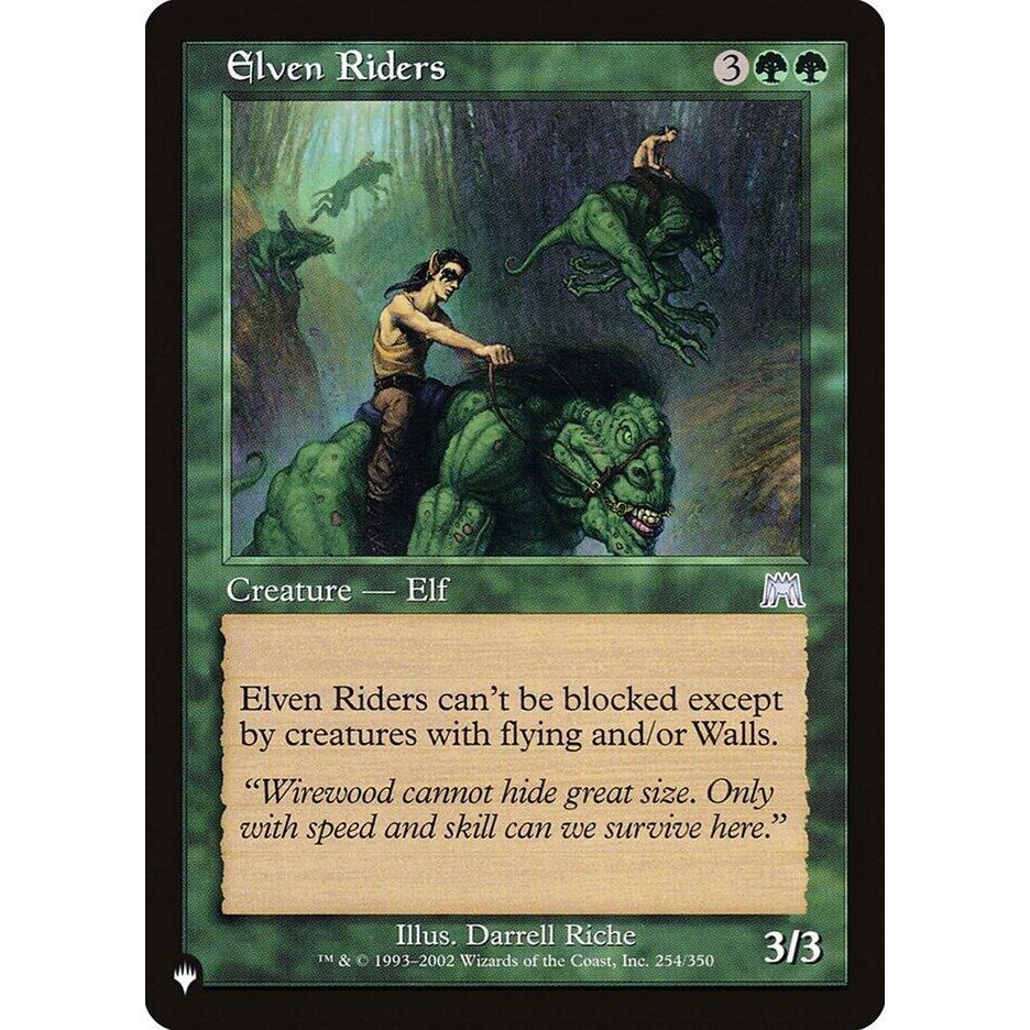 Image for Elven Riders (254/350) (LIST) - Magic: The Gathering