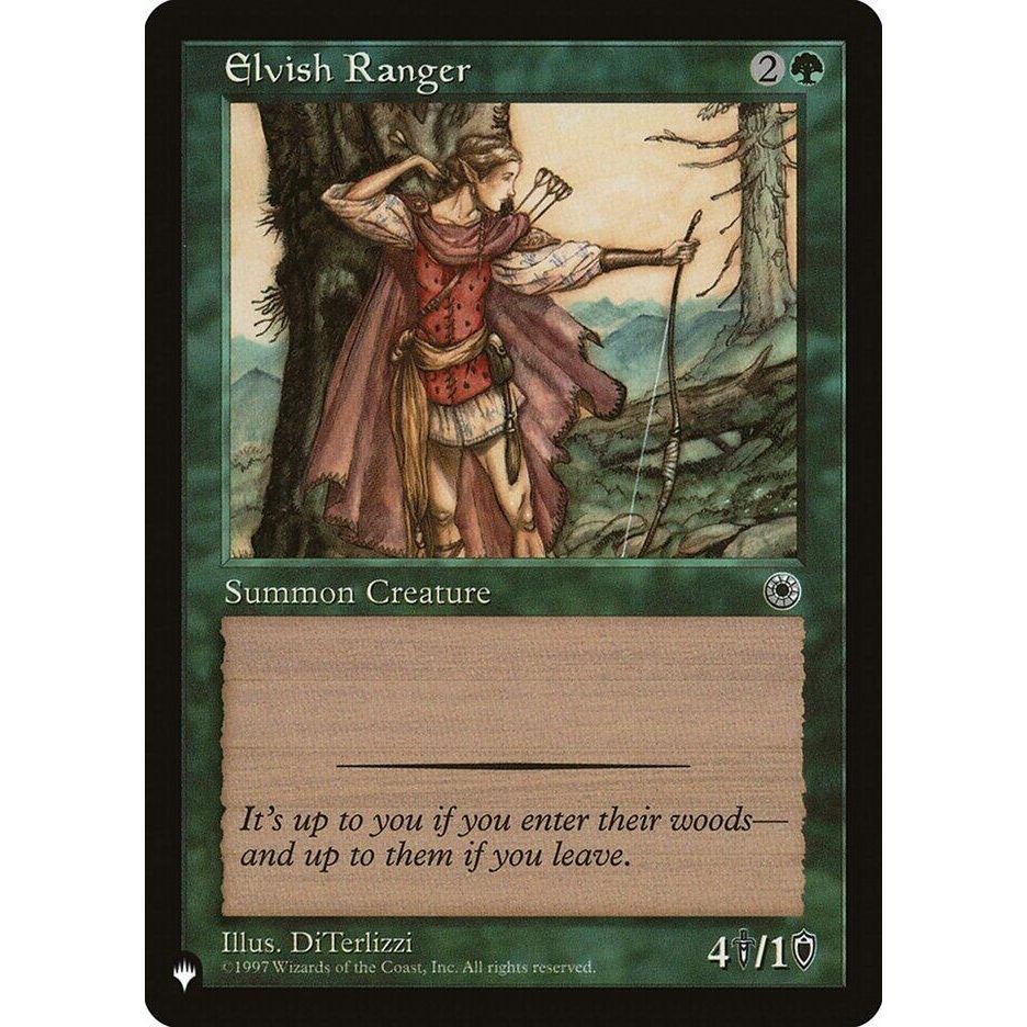 Image for Elvish Ranger (LIST) - Magic: The Gathering