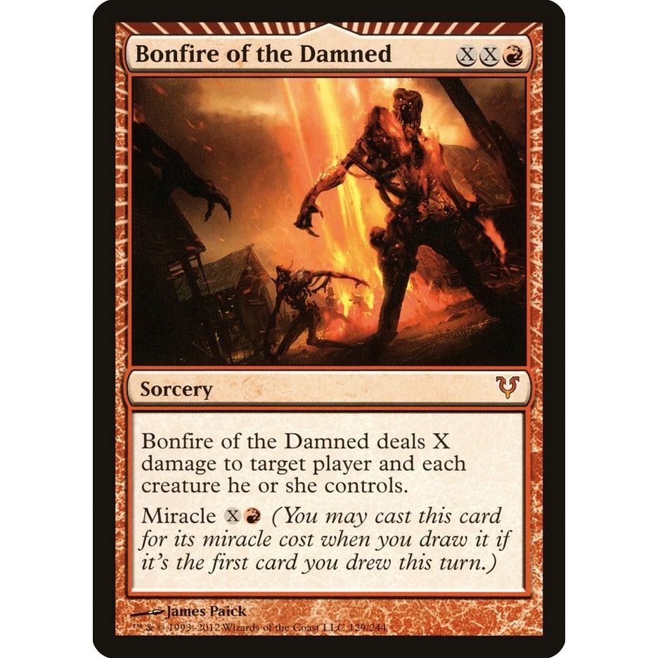 Image for Bonfire of the Damned (129) (AVR) - Magic: The Gathering