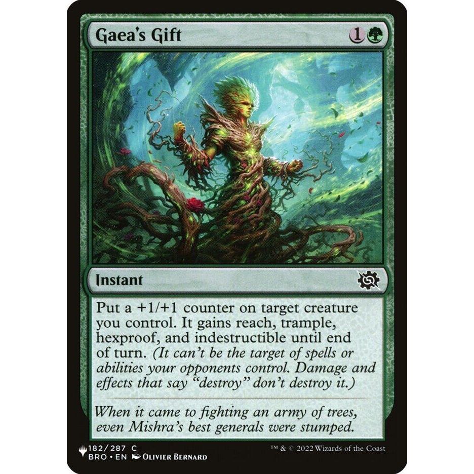 Image for Gaea's Gift (182/012) (LIST) - Magic: The Gathering