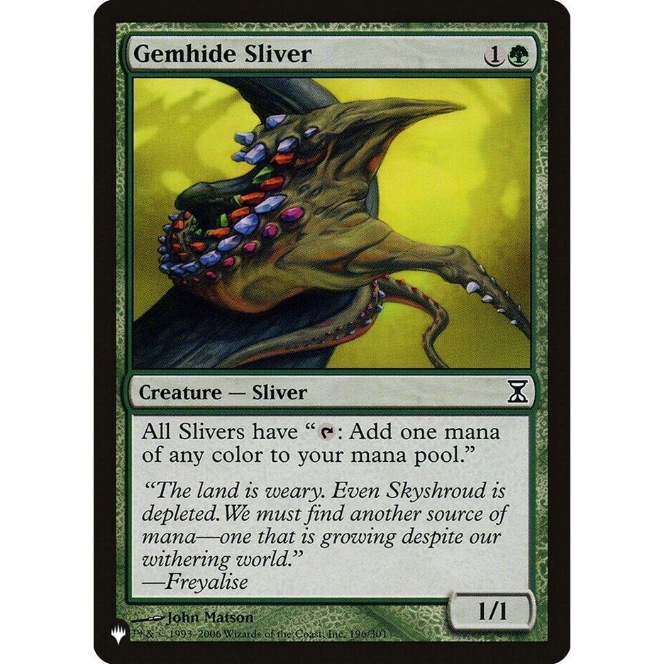 Image for Gemhide Sliver (TSP) (196) (LIST) - Magic: The Gathering