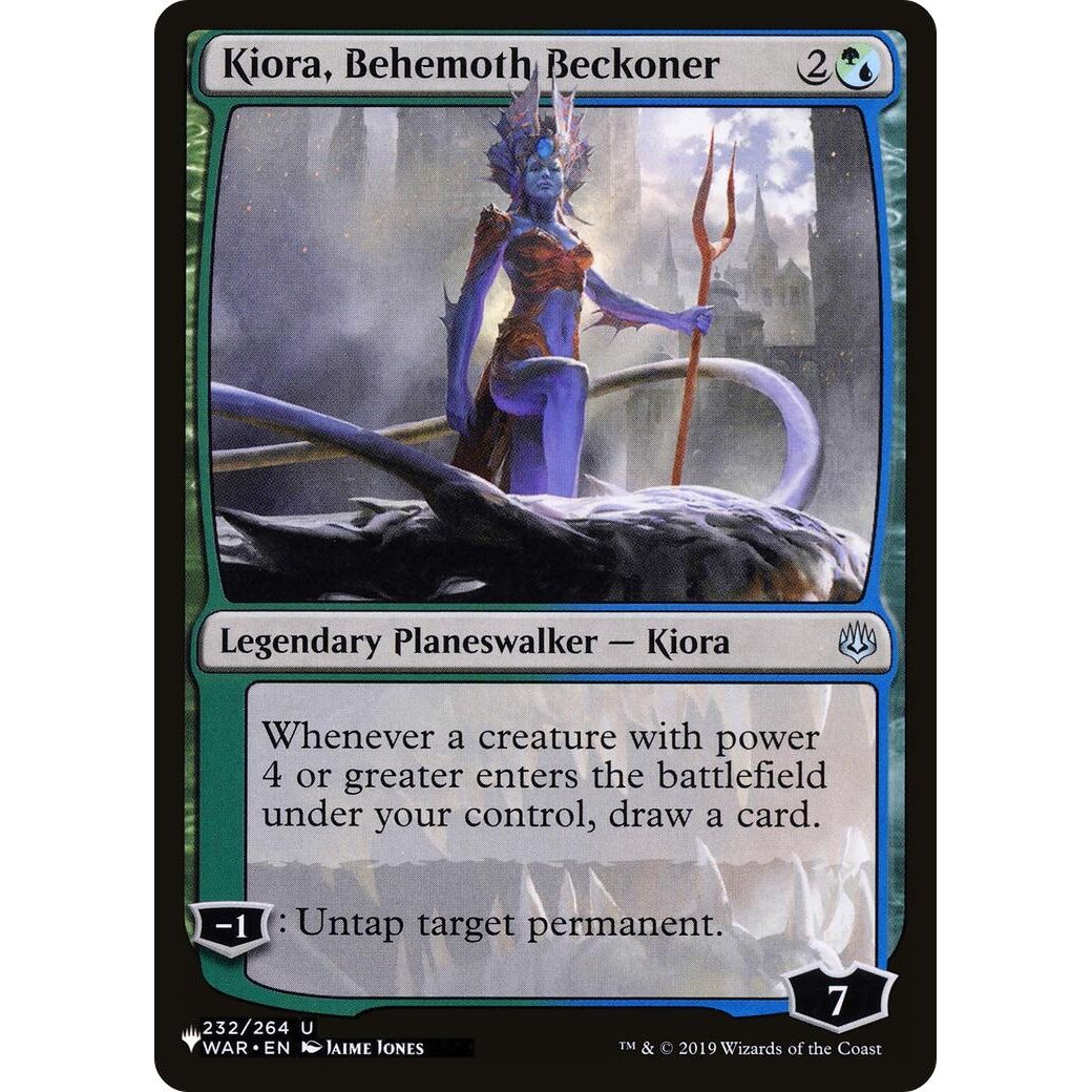 Image for Kiora, Behemoth Beckoner (232/264) (LIST) - Magic: The Gathering