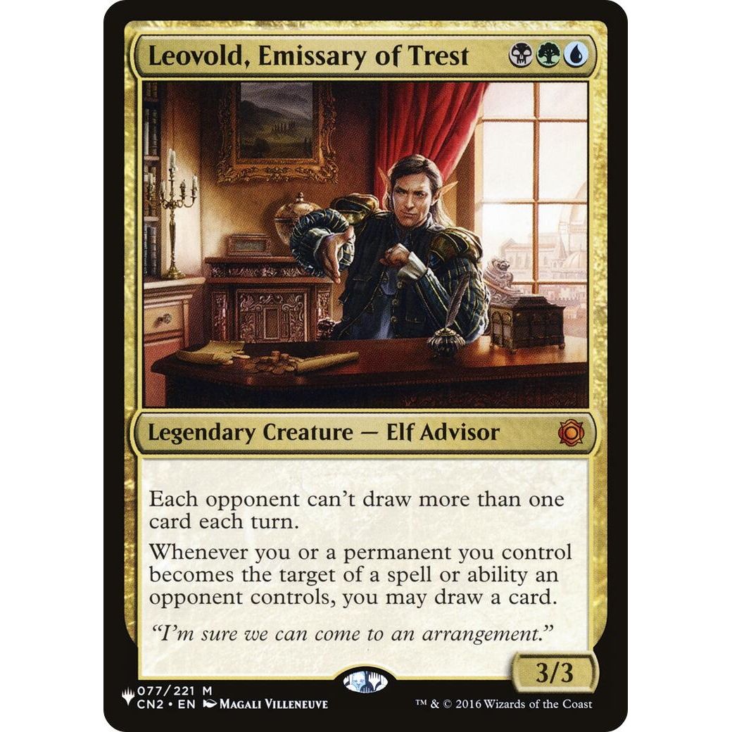 Image for Leovold, Emissary of Trest (077/221) (LIST) - Magic: The Gathering