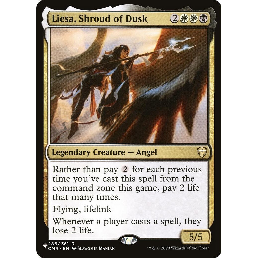 Image for Liesa, Shroud of Dusk (286/361) (LIST) - Magic: The Gathering