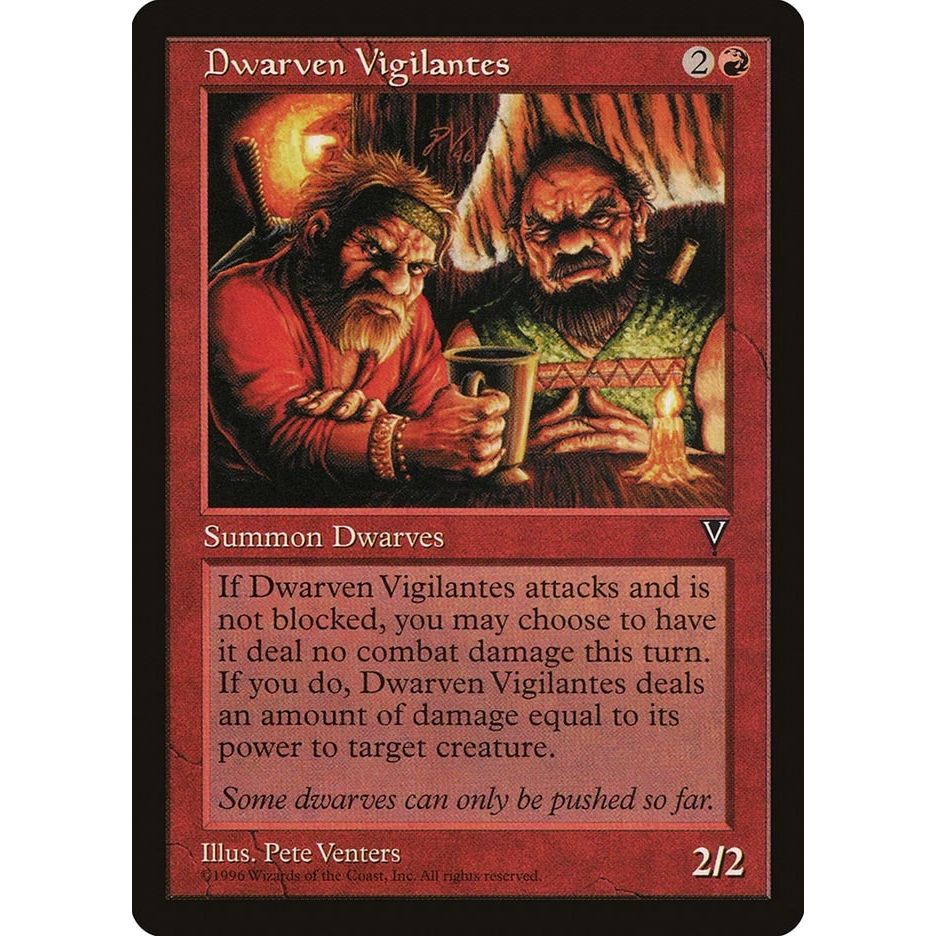 Image for Dwarven Vigilantes (VIS) - Magic: The Gathering