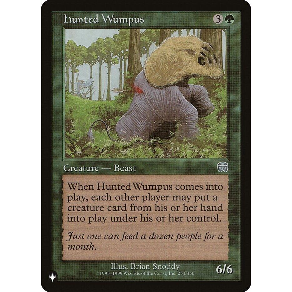 Image for Hunted Wumpus (253/350) (LIST) - Magic: The Gathering
