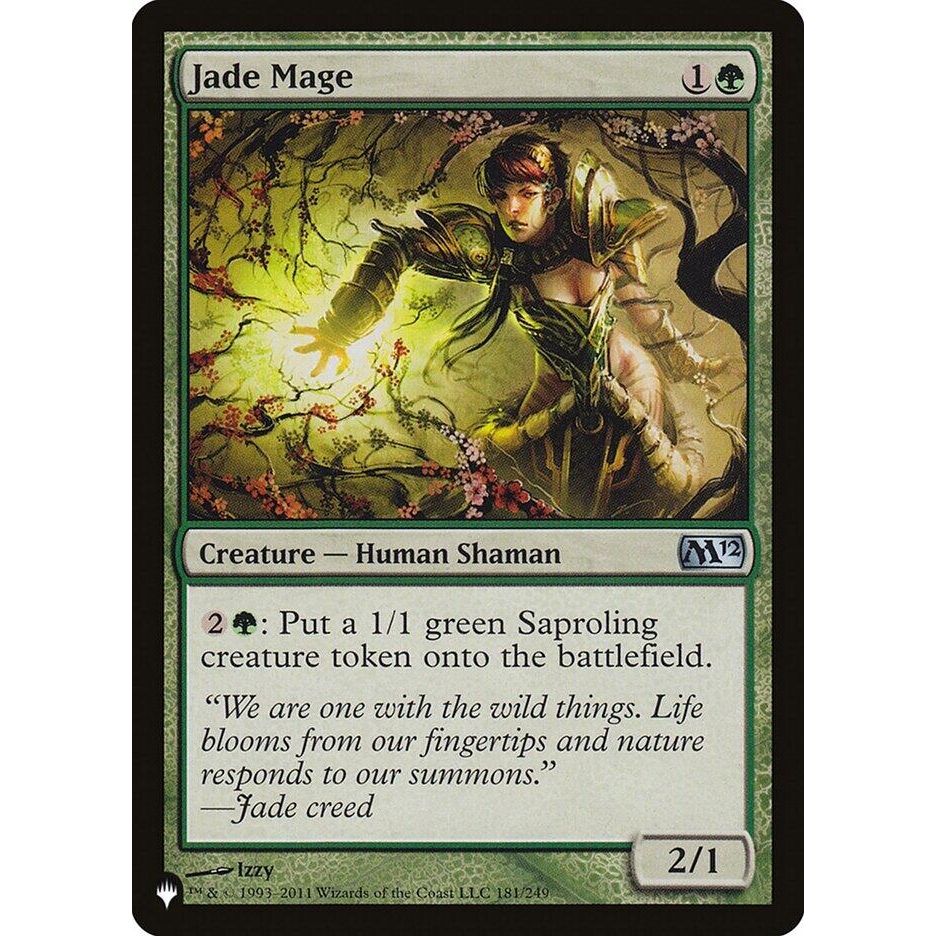 Image for Jade Mage (181/249) (LIST) - Magic: The Gathering