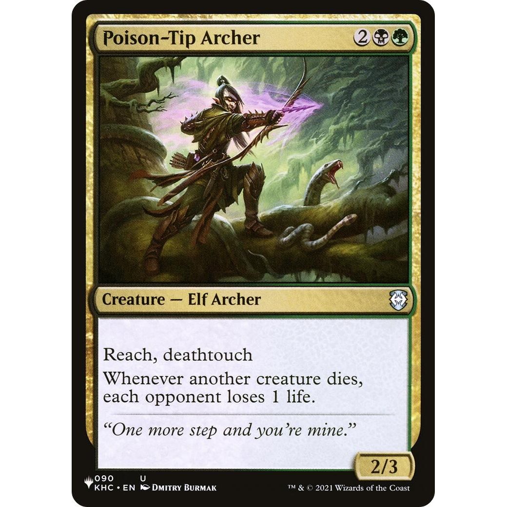 Image for Poison-Tip Archer (090) (LIST) - Magic: The Gathering