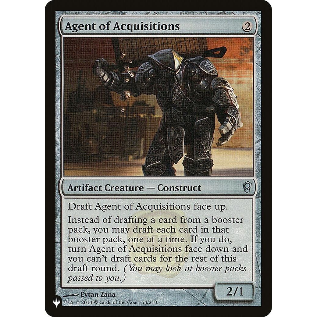 Image for Agent of Acquisitions (54/210) (LIST) - Magic: The Gathering