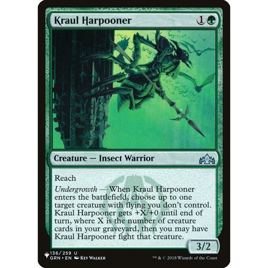 Image for Kraul Harpooner (136/259) (LIST) - Magic: The Gathering
