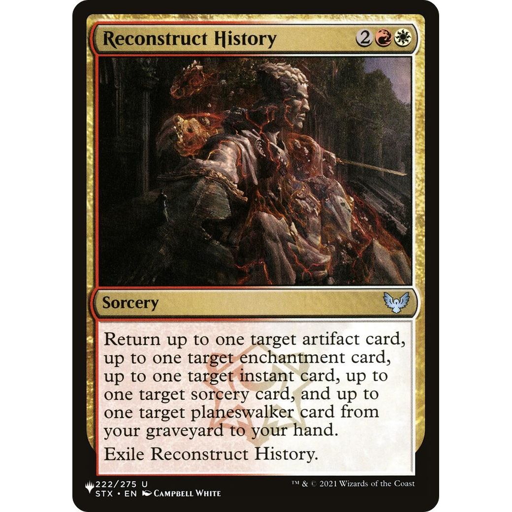 Image for Reconstruct History (222/275) (LIST) - Magic: The Gathering