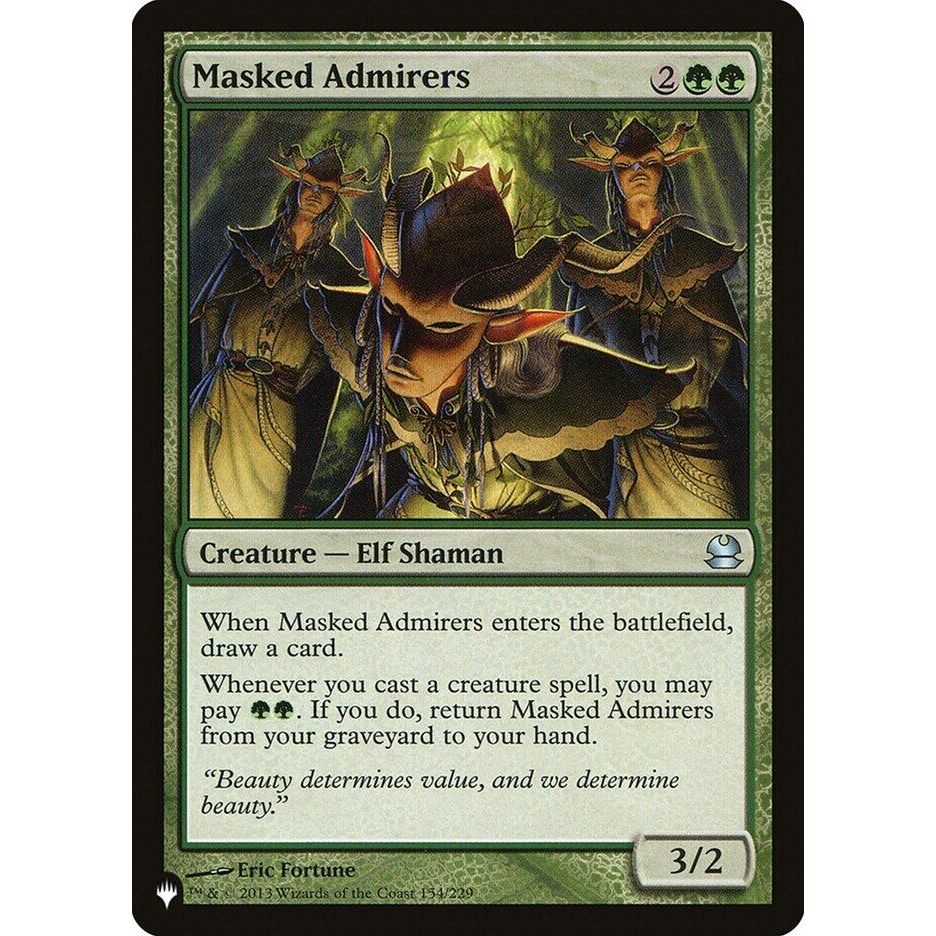Image for Masked Admirers (154/229) (LIST) - Magic: The Gathering