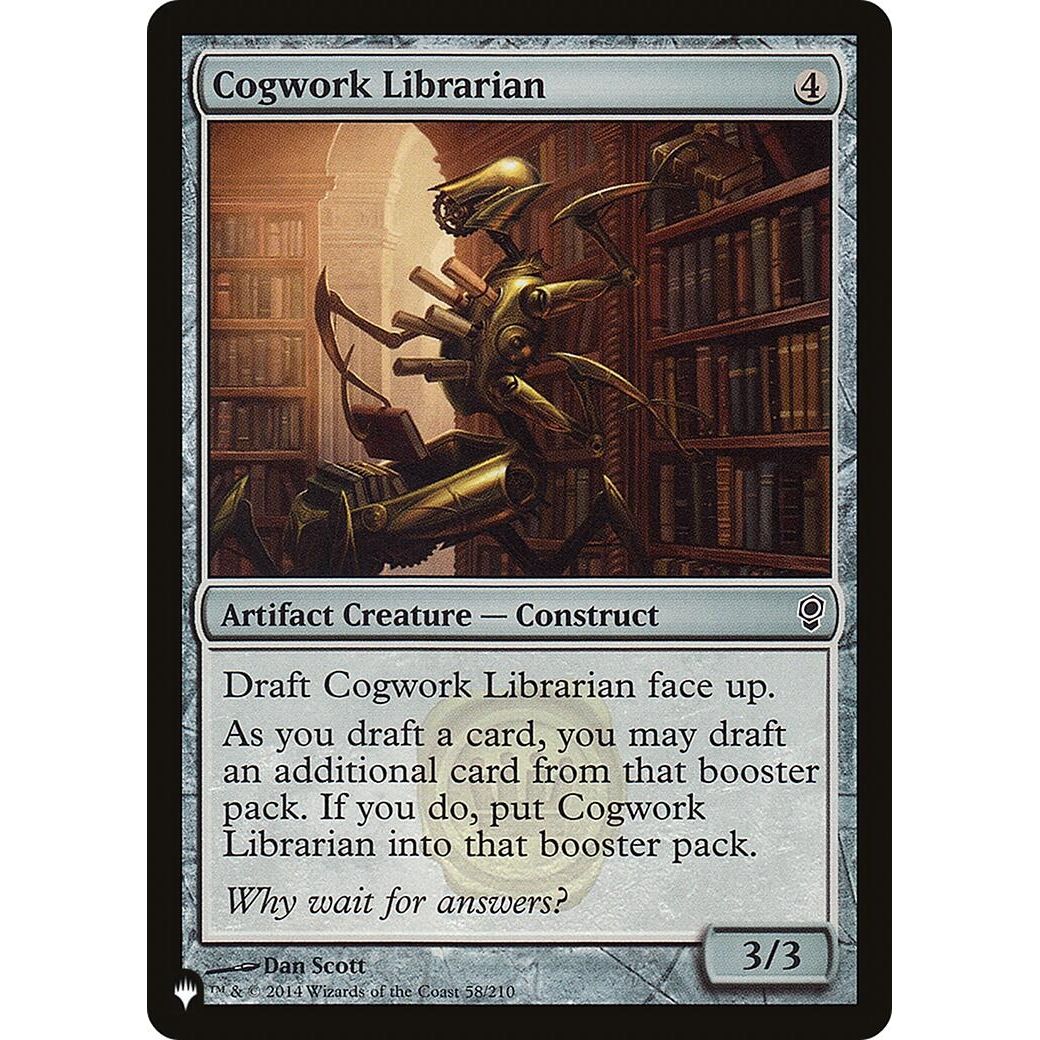 Image for Cogwork Librarian (58/210) (LIST) - Magic: The Gathering