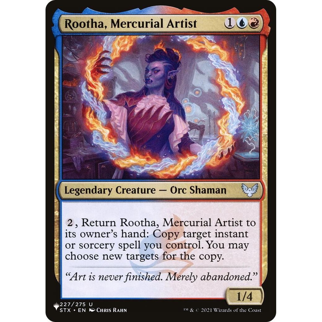 Image for Rootha, Mercurial Artist (227/275) (LIST) - Magic: The Gathering