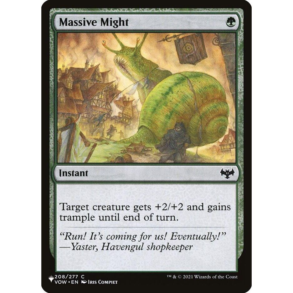 Image for Massive Might (208/277) (LIST) - Magic: The Gathering