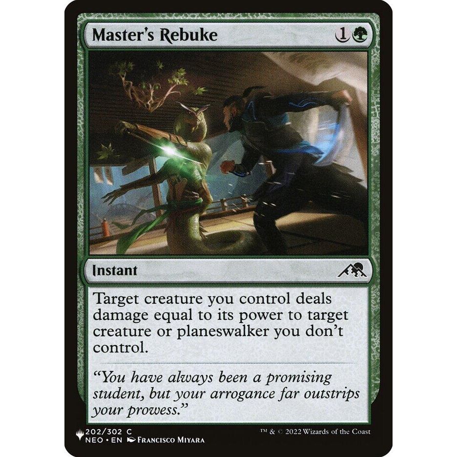 Image for Master's Rebuke (202/302) (LIST) - Magic: The Gathering