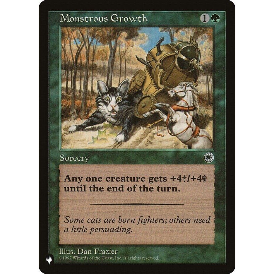 Image for Monstrous Growth (Flavor Text) (LIST) - Magic: The Gathering