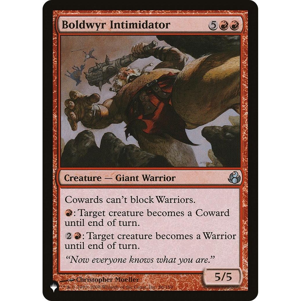 Image for Boldwyr Intimidator (86/150) (LIST) - Magic: The Gathering