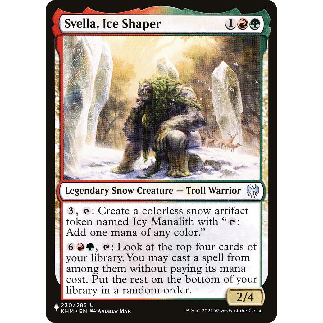 Image for Svella, Ice Shaper (230/285) (LIST) - Magic: The Gathering