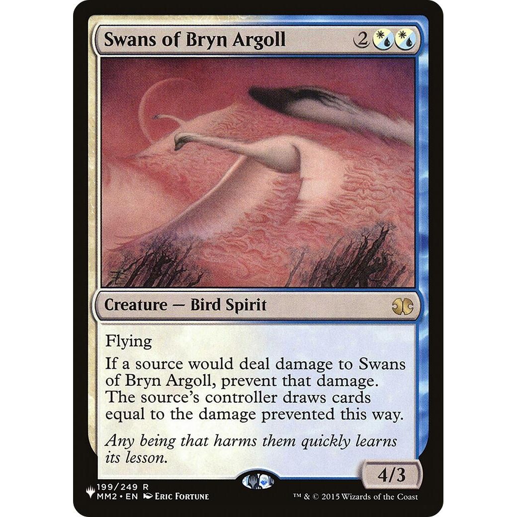 Image for Swans of Bryn Argoll (199/249) (LIST) - Magic: The Gathering