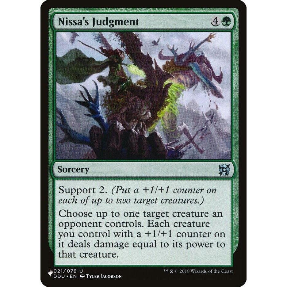 Image for Nissa's Judgment (021/076) (LIST) - Magic: The Gathering