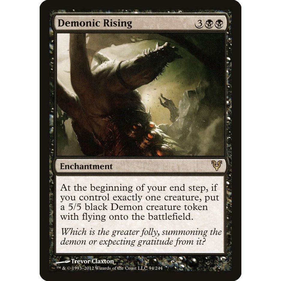 Image for Demonic Rising (94) (AVR) - Magic: The Gathering