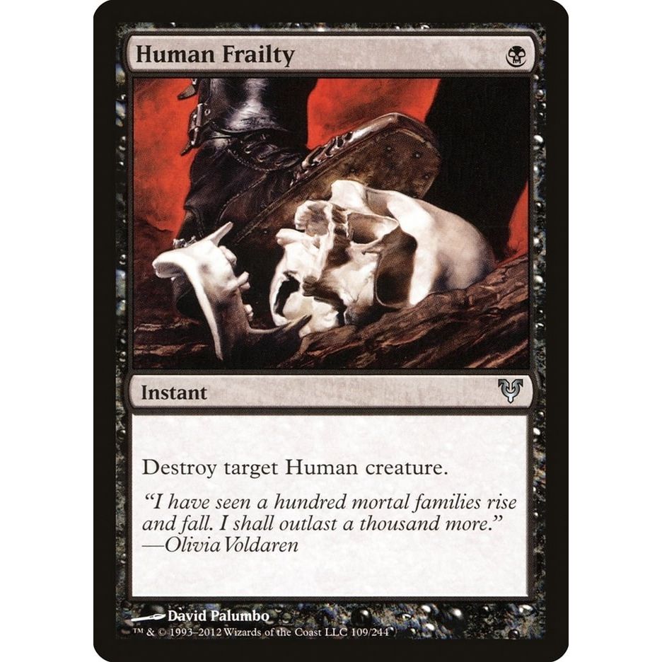 Image for Human Frailty (109) (AVR) - Magic: The Gathering