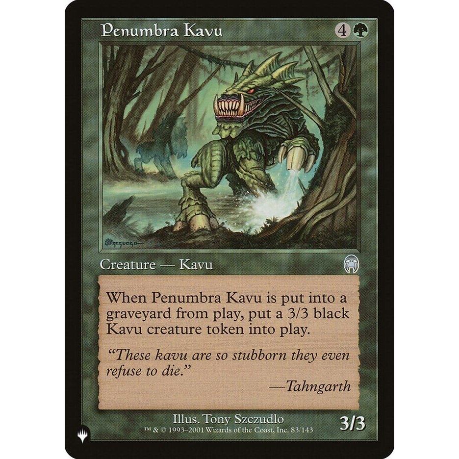Image for Penumbra Kavu (83/143) (LIST) - Magic: The Gathering