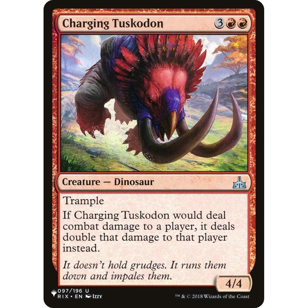 Image for Charging Tuskodon (097/196) (LIST) - Magic: The Gathering