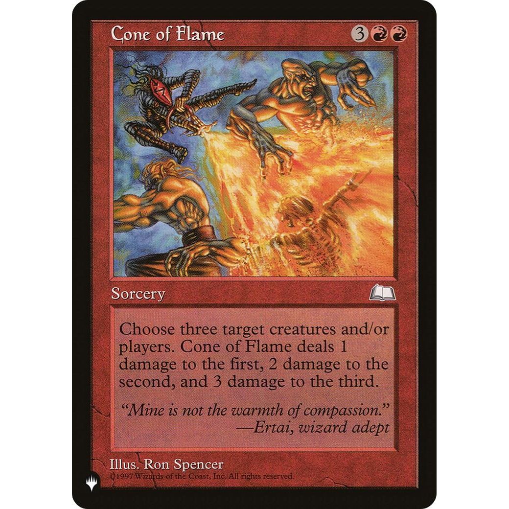 Image for Cone of Flame (LIST) - Magic: The Gathering