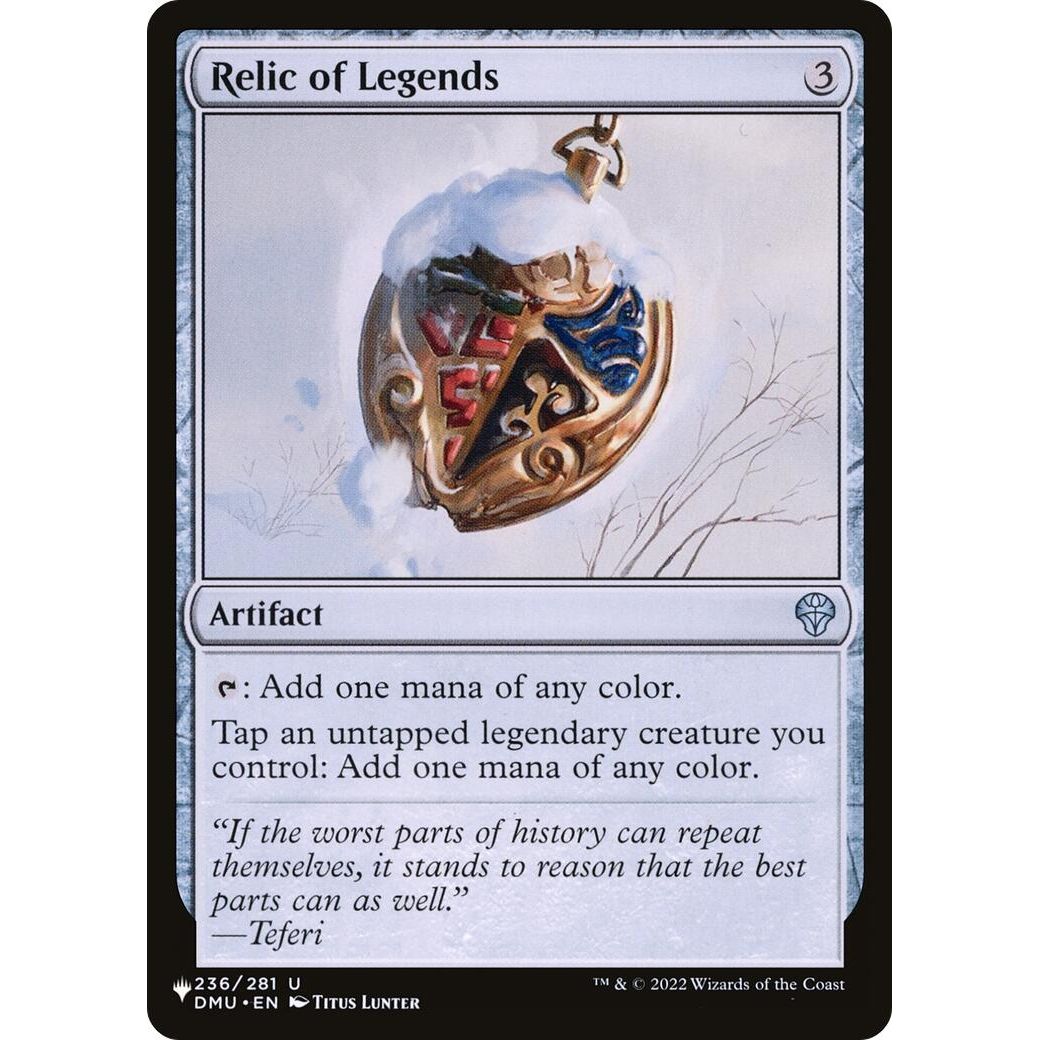 Image for Relic of Legends (236/281) (LIST) - Magic: The Gathering