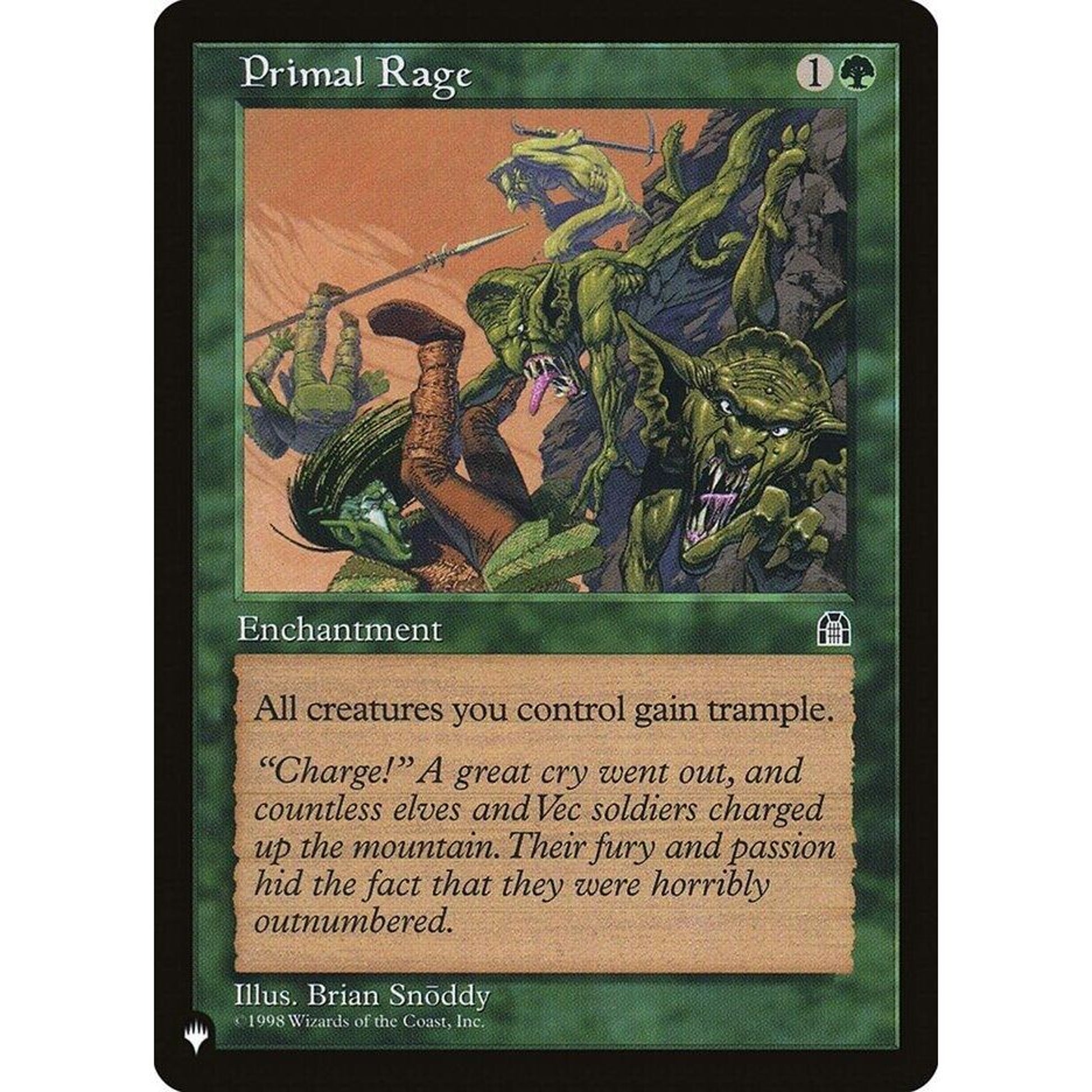 Image for Primal Rage (LIST) - Magic: The Gathering